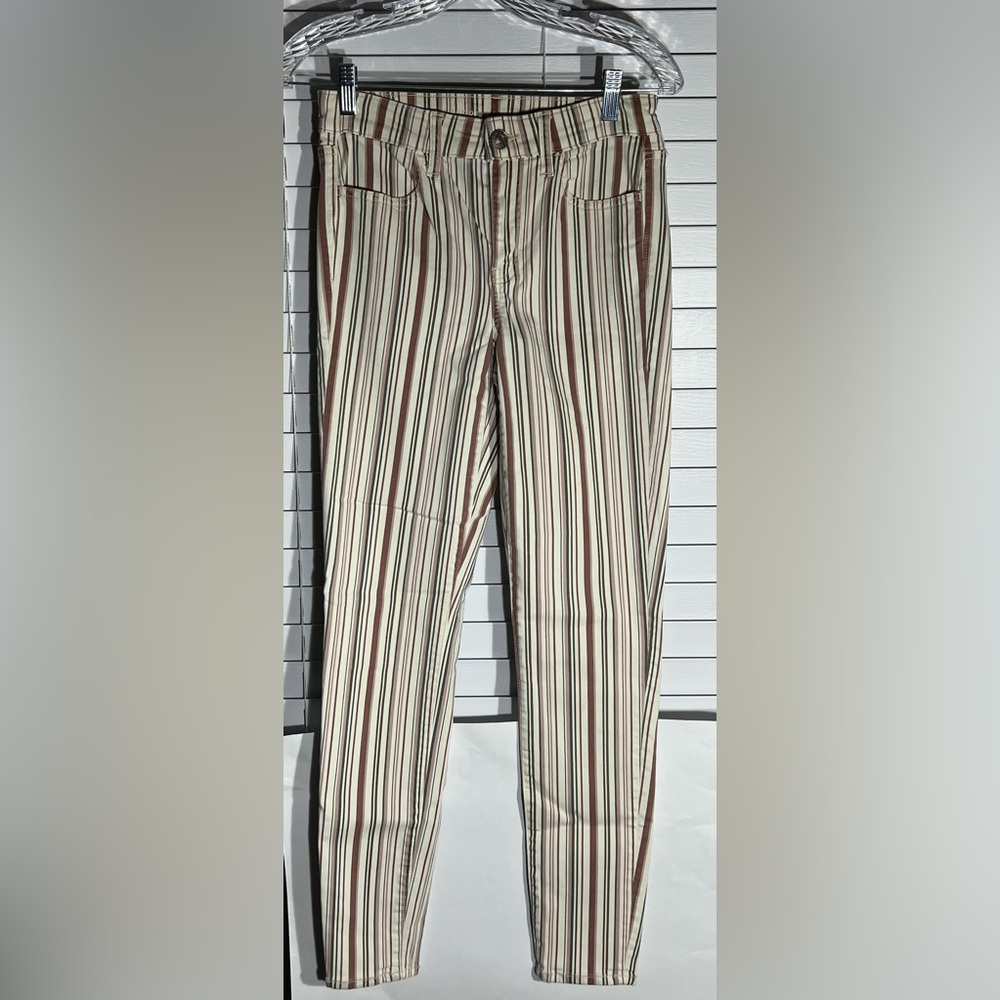 American Eagle Next Level Stretch Striped Jegging Womens size 4
